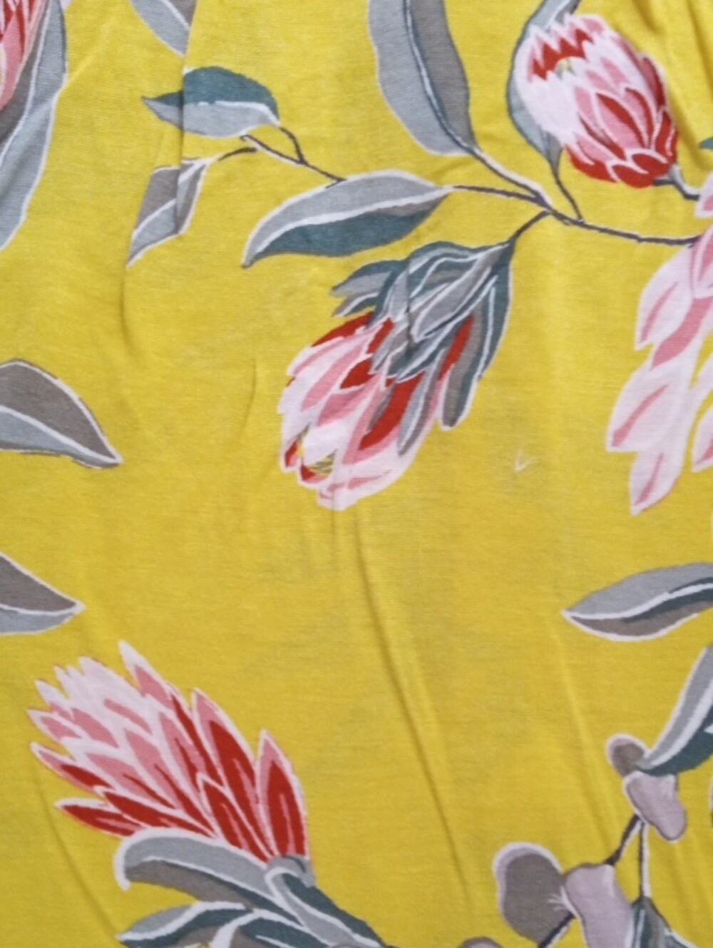 LOFT Yellow Floral Tie-Front Sleeveless Camisole - Picture 7 of 7